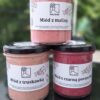 miód malina porzeczka trsukawka Miody z maliną, truskawką i czarną porzeczką