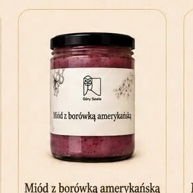 Miód z borówką amerykańską