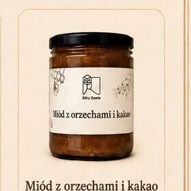Miód z orzechami i kakao