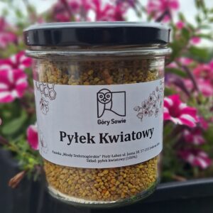 Pyłek kwiatowy w słoiku